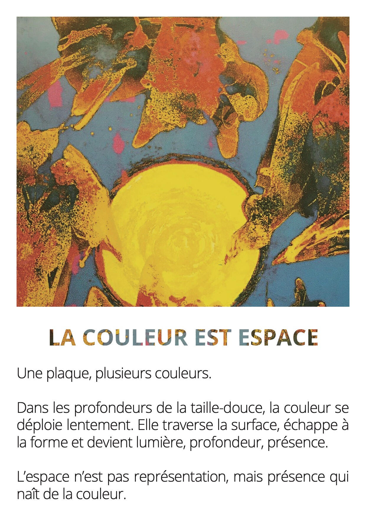 Exposition Rond Point flyer